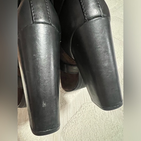 Sold Pour La Victoire Bionda Suede/Leather Caged Boots - Picture 8 of 13